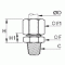 DK-083 - Male stud coupling