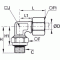 DK-371- Male stud orientable elbow