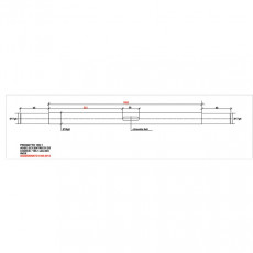 185.1-AA-003 -  Brush Oscillation Shaft (Right-Hand Side)