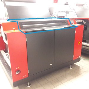 Rear Lid frame with window hole